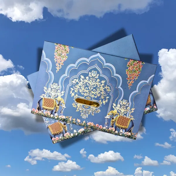 Vintage Romance wedding card