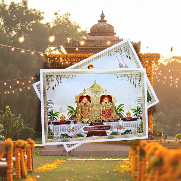 Rustic Charm wedding card