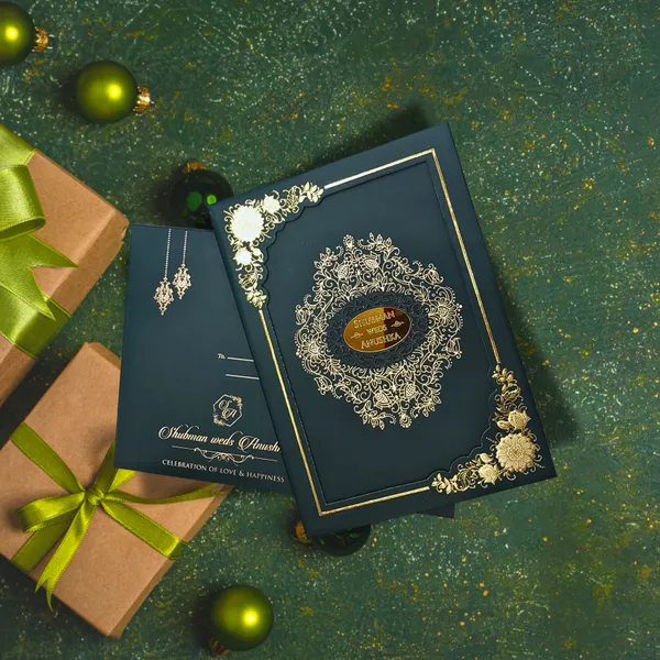 Floral Bliss wedding card